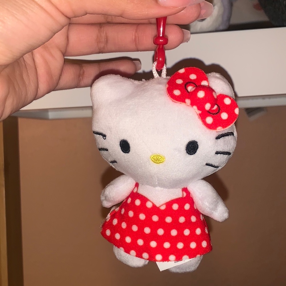 Hello Kitty Keychain plush dangler ❤️